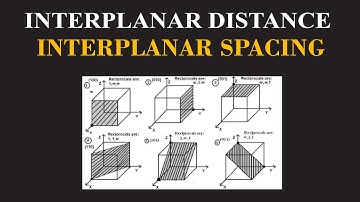 Interplanar distance or interplanar spacing | Solid State Chemistry by Dr Usman || ChemClarity