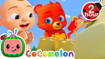Do You Want To Build A Sandcastle? | CoComelon Animal Time - Nursery Rhymes & Kids Songs
