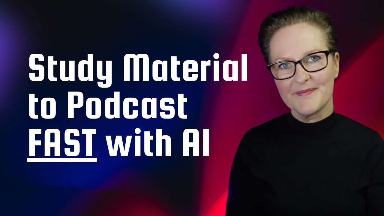 How to Convert Study Material to a Podcast Fast with AI (NotebookLM ...