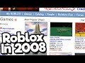 Playing Roblox Games From 2008