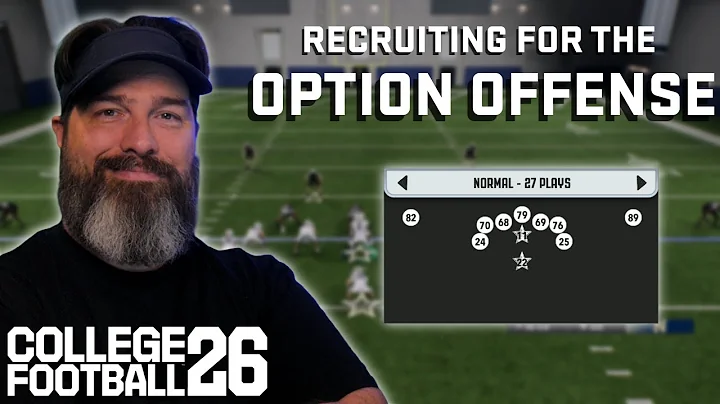 Recruiting For The Option Offense in College Football 26!