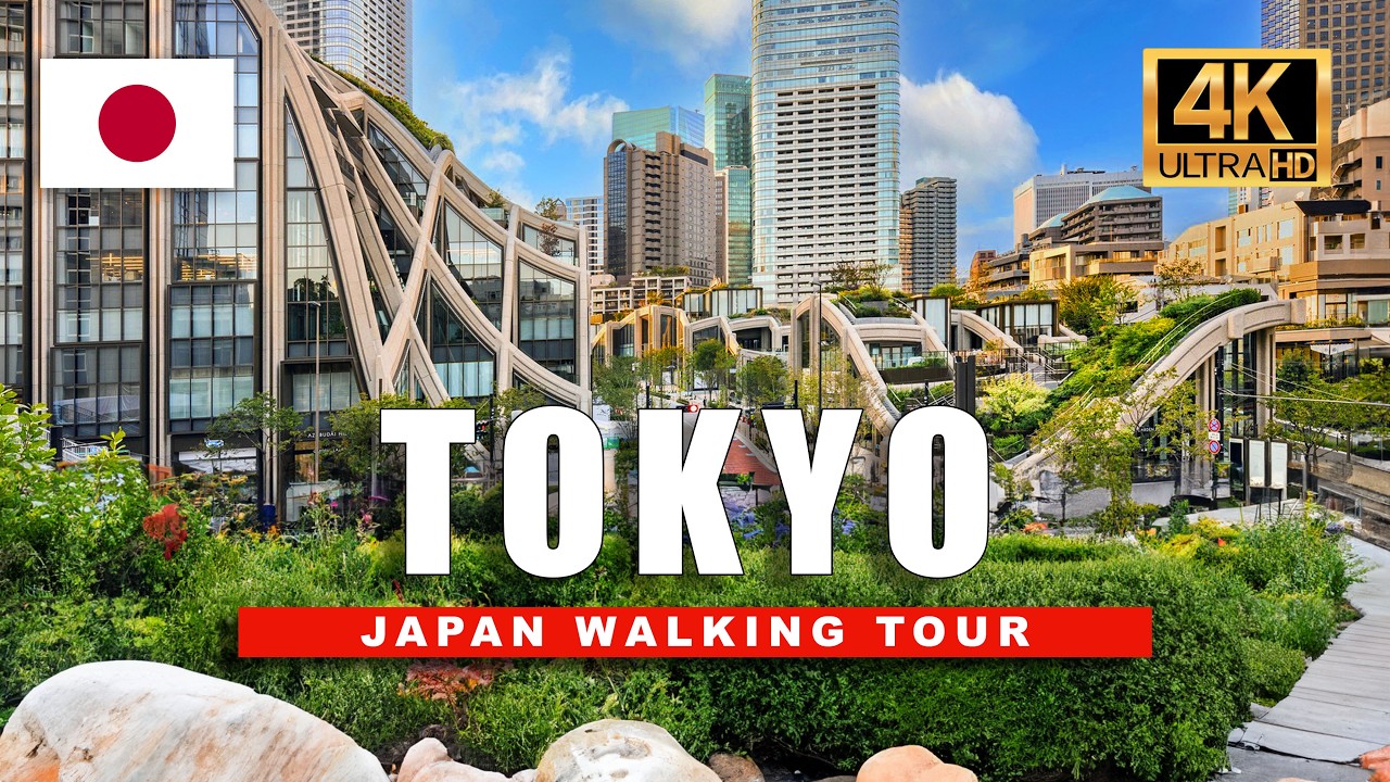 Tokyo, Japon | Quartier Roppongi | Visite à Pied 4K