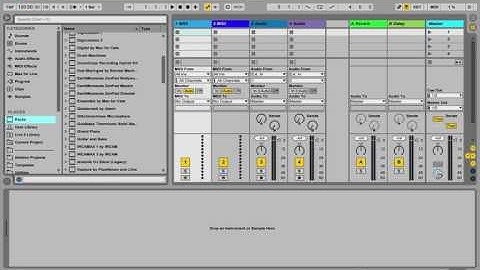 Ableton Preferences - Library