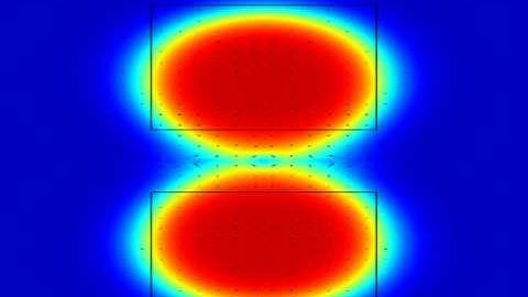 Cylindrical air bubbles in space coalescing