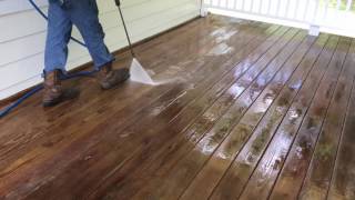 Stripping failing Cabots stain
