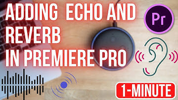 How to add Echo and Reverb in Premiere Pro (FAST) Tutorial #adobepremierepro