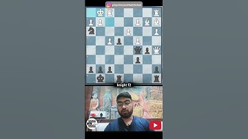 Smothered mate Puzzle #18 | PlayChessWithAbhishek #chess #playchess #chessindia