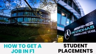 How to get a JOB in F1 - Student Placements in F1 Teams