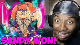 Sandy GOT CHEEKS!  Glorb - MHMM | REACTION!