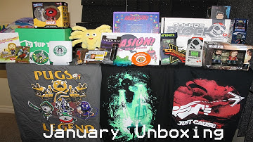 January Unboxing Loot Crate, 1Up Box, Arcade Block