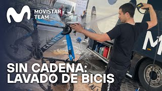 #SinCadena: ¿Cómo limpiamos las bicicletas en Movistar Team? | 2022