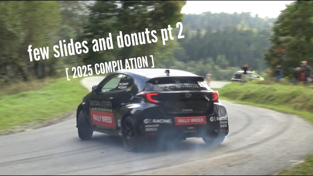 Gr yaris - few slides and donuts pt.2