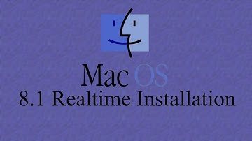 MacOS 8.1 Realtime Installation