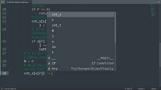 Leetcode 76. Minimum Window Substring in Python | Python Leetcode | Python Coding Tutorial | ASMR
