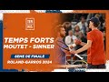 Corentin moutet vs jannik sinner  temps forts  rolandgarros 2024  fft