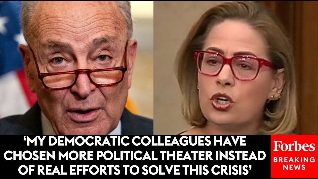 JUST IN: Kyrsten Sinema Shreds Dems For Playing A 'Cynical Political Game' With Border Sec