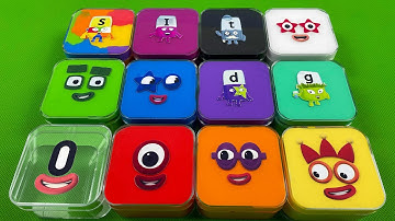 Numberblocks & Alphablocks - Looking For All Slime Coloring! Satisfying Slime Video, ASMR