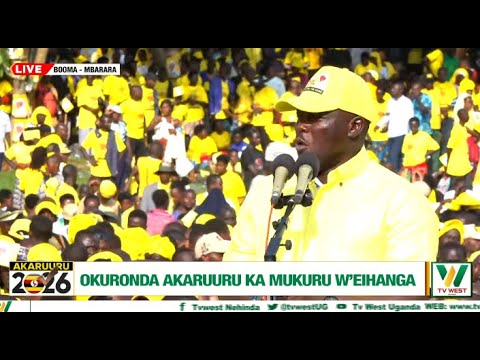 TV WEST LIVE Purezidenti Yoweri Kaguta Museveni Arikusherura Akaruuru Ahari Booma Mbarara City 