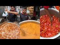Huge making of chicken changezi in delhi  itna bulk me and itna tasty 