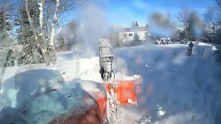 Snowblowing some windblown snowbanks. by Mark Holbrook 25,761 views 4 months ago 1 hour, 10 minutes