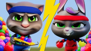 Talking Tom 🐱 Sulu Balon Savaşı 💦 YENI ⭐ Super Toons TV Animasyon