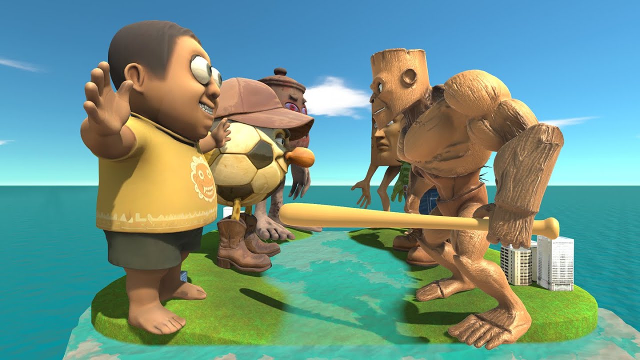 Italian Brainrot Animals Alessio Team VS Leru Leru Le Penguinel Cactusini Team in ARBS