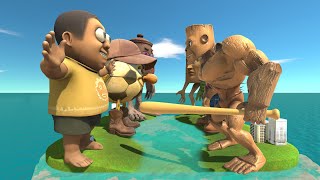 Italian Brainrot Animals Alessio Team Vs Leru Leru Le Penguinel Cactusini Team In Arbs