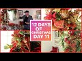 How To Decorate A Traditional Christmas Tree Last Minute / 12 Days Of Christmas ( Day 11 )