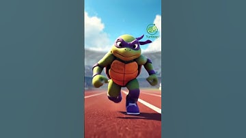 🐢🏃 เต่านักวิ่ง “Turtle Athlete on the Run” #funnyturtle #turtloop #animation #shorts  #loopvideo