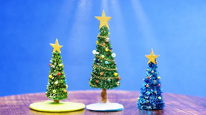 How to Make Miniature Christmas Tree (DIY Mini Xmas Tree)