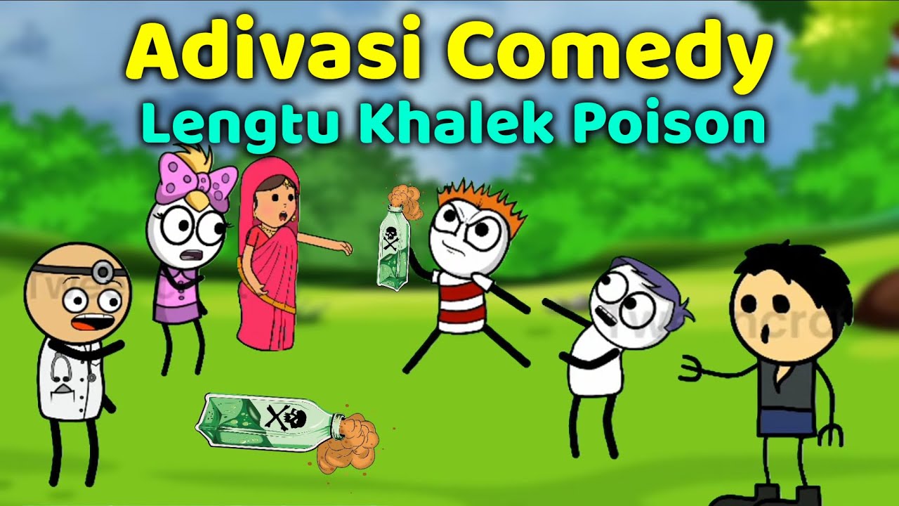 Lengtu khalek poison 🤣🤣🤣 Adivasi Cartoon Comedy | Adivasi Funny Video |  - YouTube