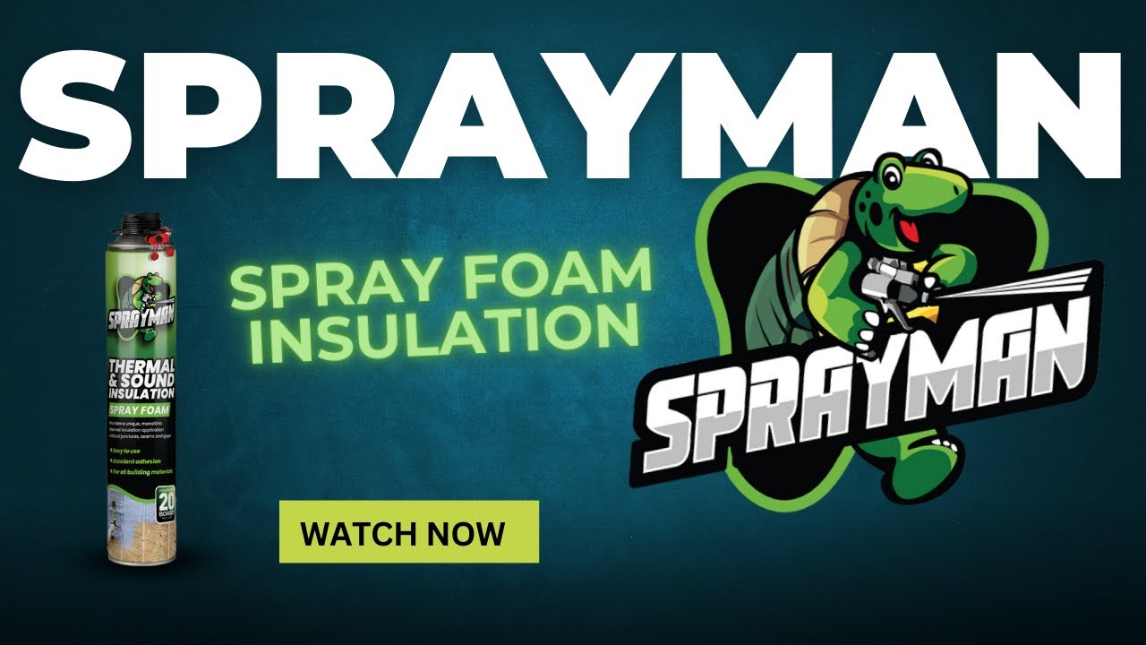 DIY Insulation Made Easy: Step-by-Step with Sprayman Spray Foam - YouTube
