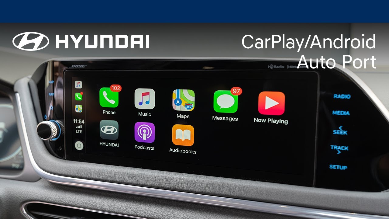 Which Hyundai Models offer Apple CarPlay® and Android Auto™?