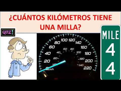 Vídeo: Diferencia Entre Milla Y Kilómetro (km)