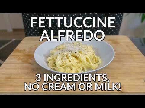 3-Ingredient Fettuccine Alfredo