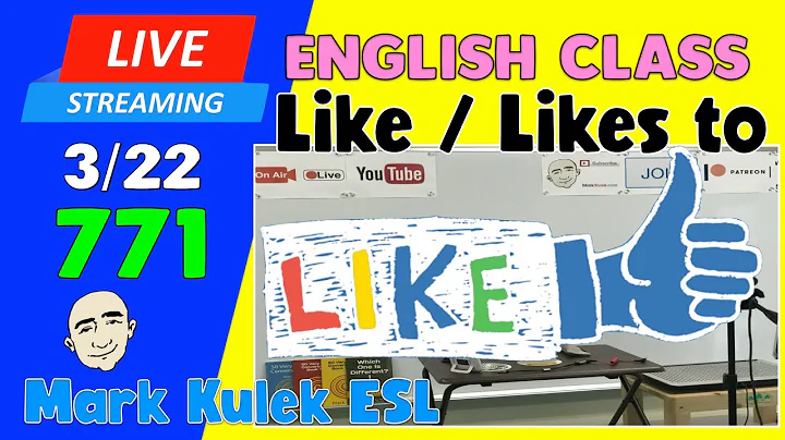 Likes to / Like to | Live Stream English Class #771 with Mark Kulek ESL - DayDayNews