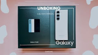 Unboxing Galaxy Z Fold 5 - grey #asmr #unboxingvideo #galaxyzfold5 #grey