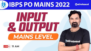 IBPS PO Mains Preparation 2022 | Mains Level Input Output For IBPS PO Mains | By Radhey Sir