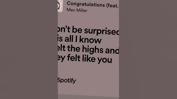 Thumbnail of Mac Miller - Congratulations                 #music #lyrics  @macmiller