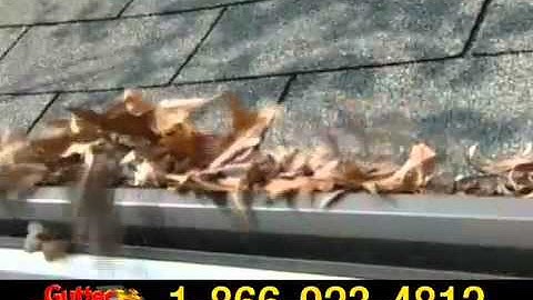 GutterTopper - The gutter protector that makes gutter cleaning a thing of the past!