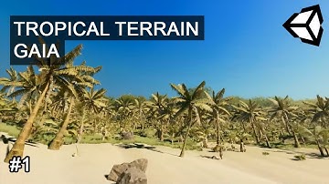 Speed Build - Tropical Terrain using Gaia, Tropical Forest Pack and Enviro (Part 1 of 5)