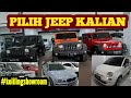 HARGA BEKAS JEEP RUBICON DI AB CARS BOS SUNTER ADA BMW DAN FIAT 500 SEPERTI PUNYA OM MOBI BEDA WARNA