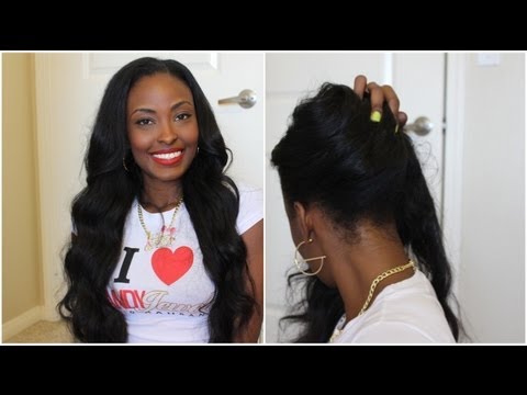 Installing My Versatile U-Part Wig: Candy Jewels Hair Malaysian Wavy