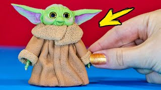 МАЛЫШ ЙОДА из сериала Мандалорец ЛЕПКА из ПОЛИМЕРНОЙ ГЛИНЫ | Baby Yoda The Mandalorian |Анна Оськина