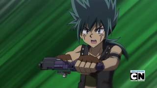 Beyblade Metal Fury - Kyoya Vs Dynamis