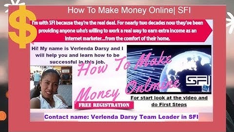 How To Make Money Online | SFI