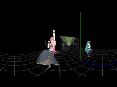 MMD VR Test 093-2 (動画作成準備編) [愛Dee][巡音ルカ/初音ミク]