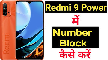 How to block any number in redmi 9 power || how to add any number in blacklist on redmi 9 power ||