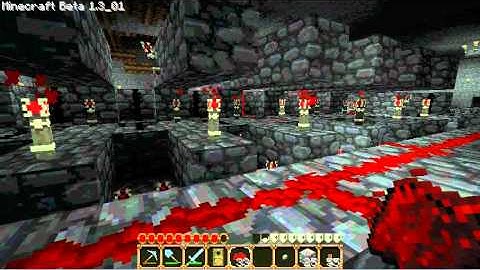 Minecraft Redstone serial transmitter and receiver demo