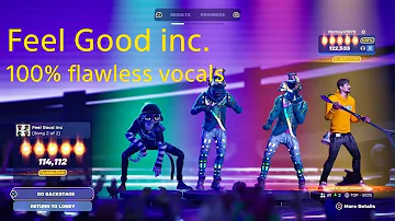 Fortight festival feel good Inc. 100% flawless vocals